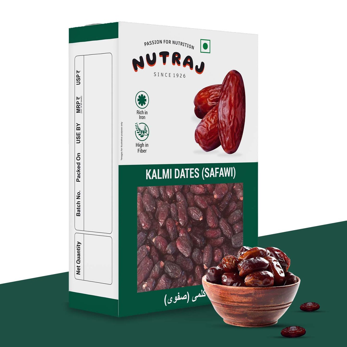 Nutraj Kalmi Dates Khajoor 200 gm