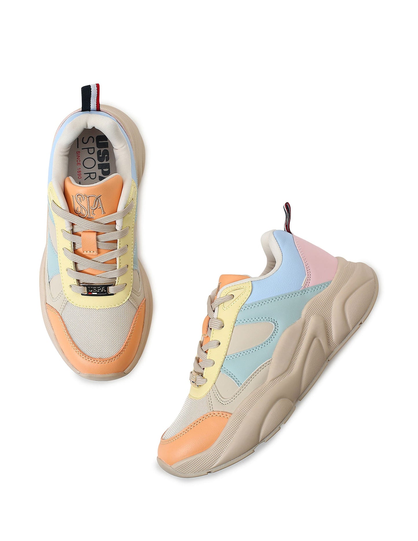 Round Toe Colour Block  Sage 2.0 Sneakers