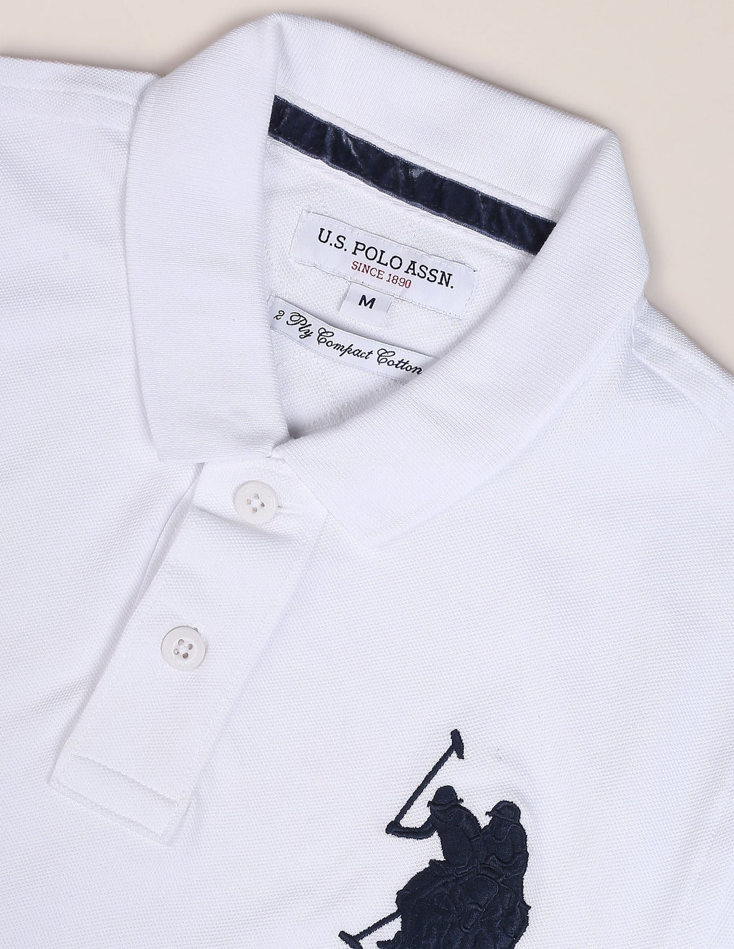Compact Cotton Logo Polo Shirt