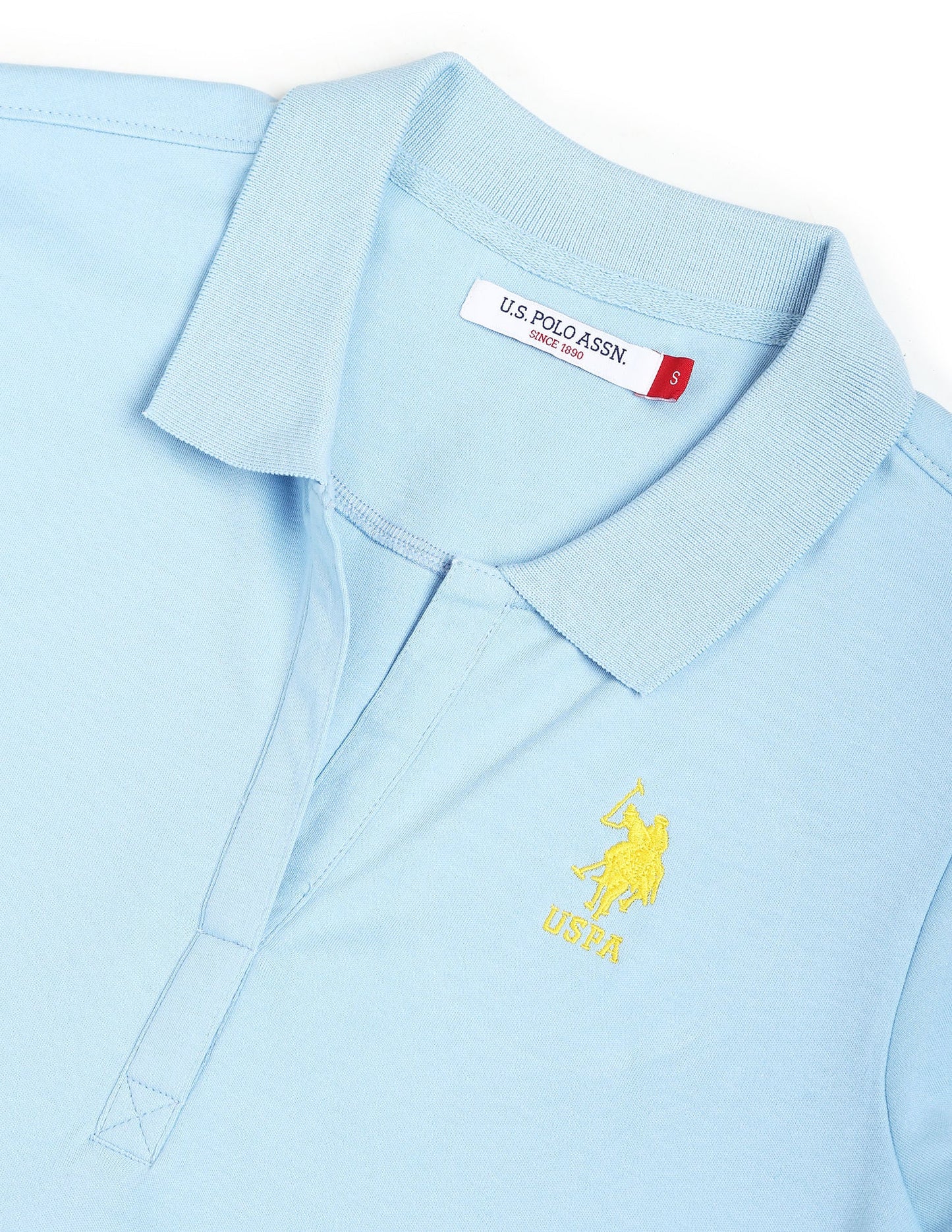Long Sleeve Solid Polo Shirt