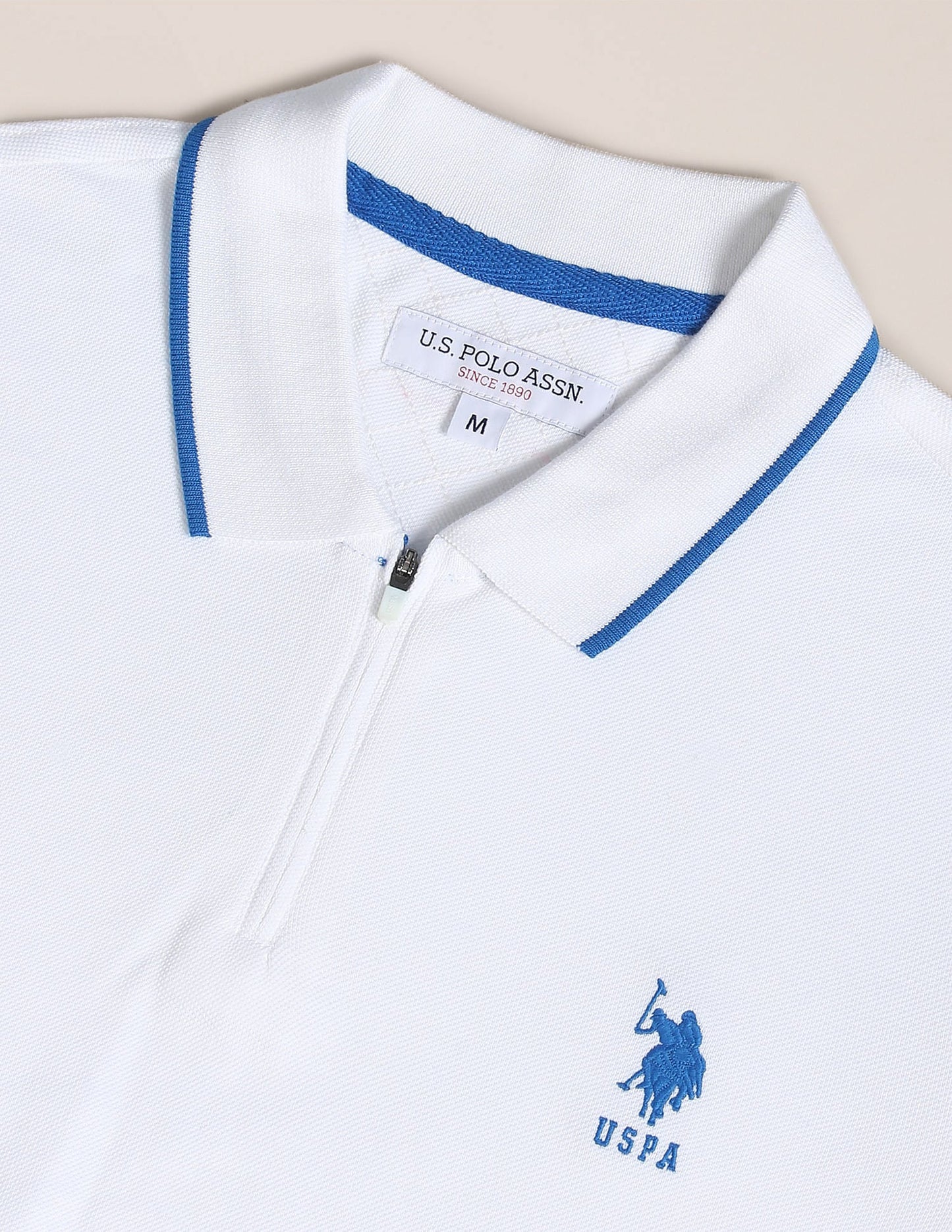 Solid Cotton Polo Shirt