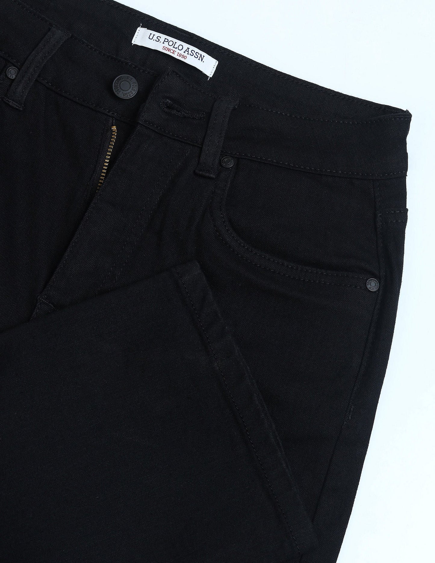 High Rise Straight Fit Jeans