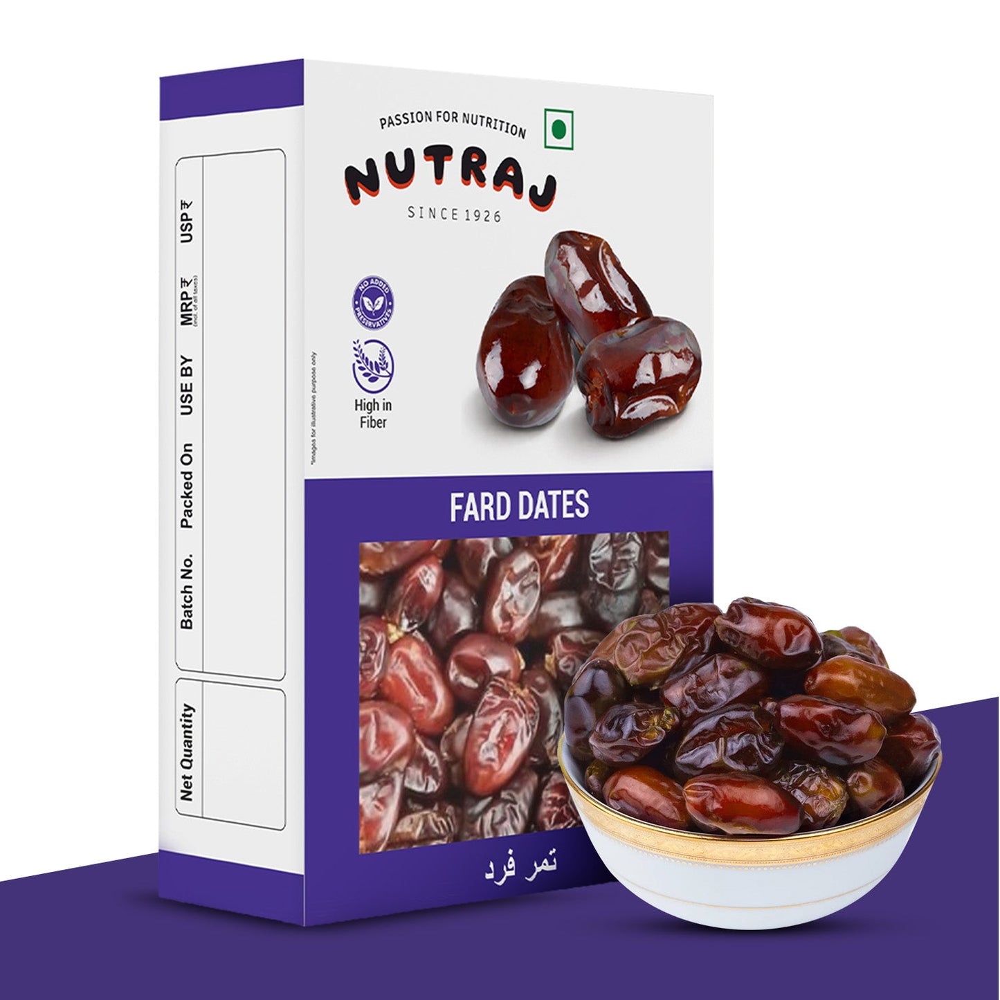 Nutraj Fard Dates Khajoor 200gm