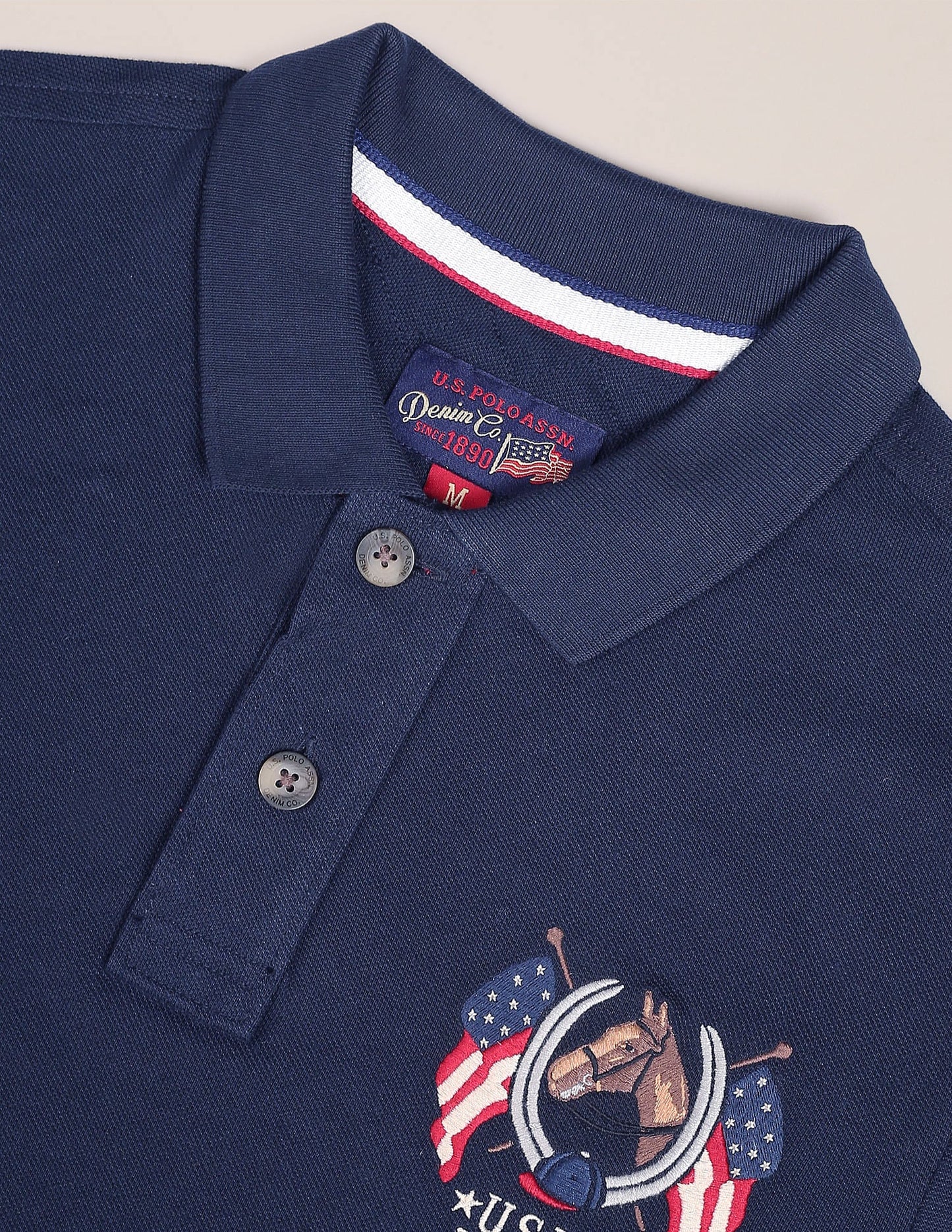 Cotton Solid Polo Shirt