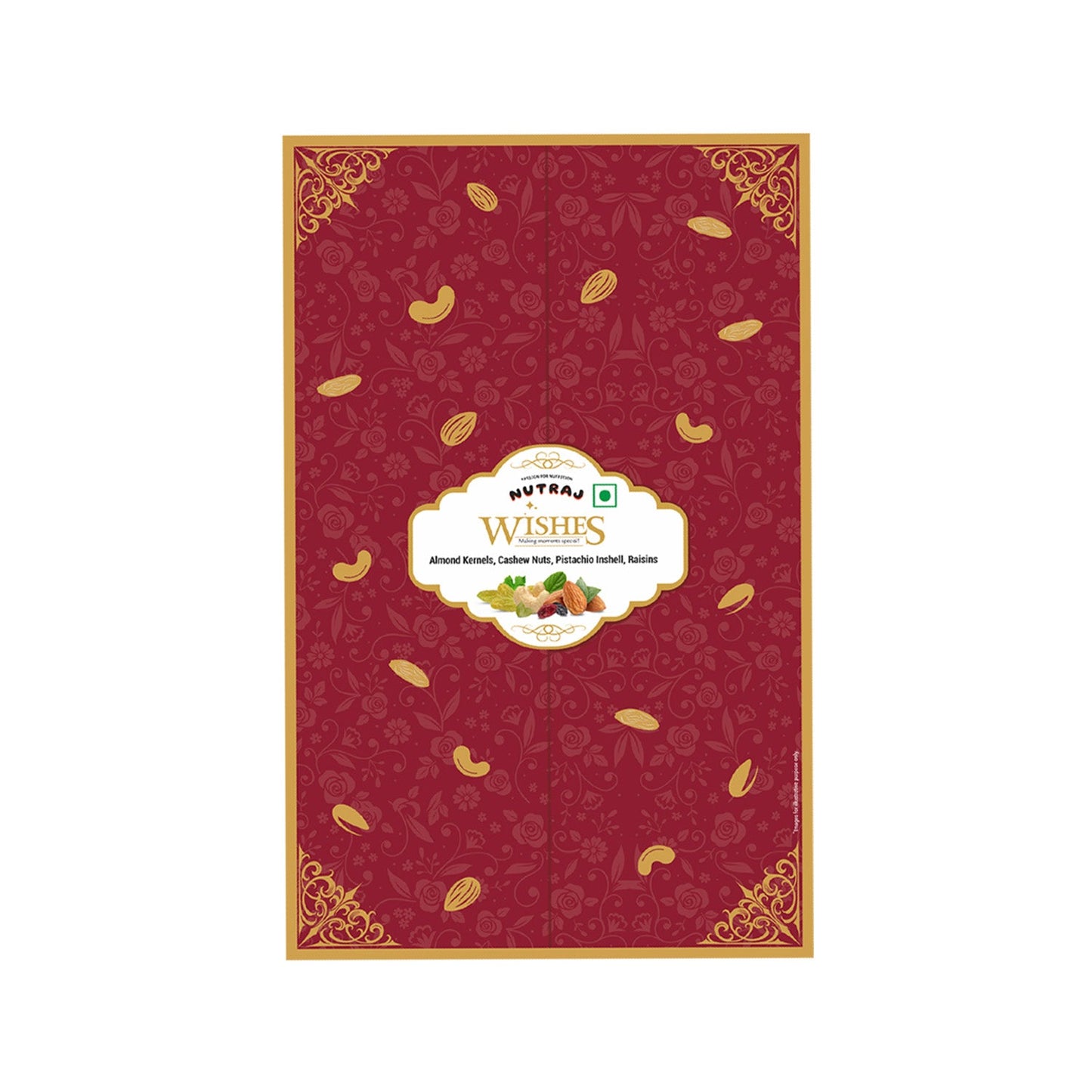 Nutraj Wishes Royal Majesty 800g Diwali Gift Box | GB-81