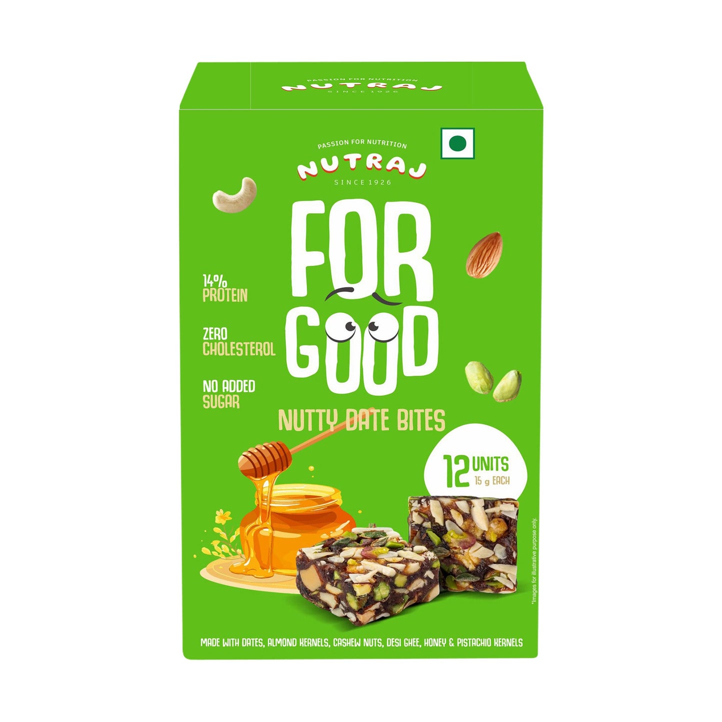 Nutraj Diwali Gift Hamper 180gm With 2 Candles