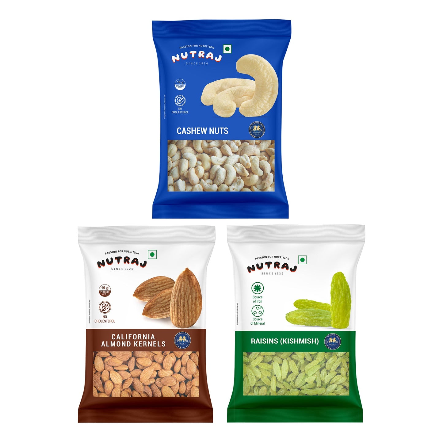 Nutraj Diwali Gift Hamper 300g With 2 Candles