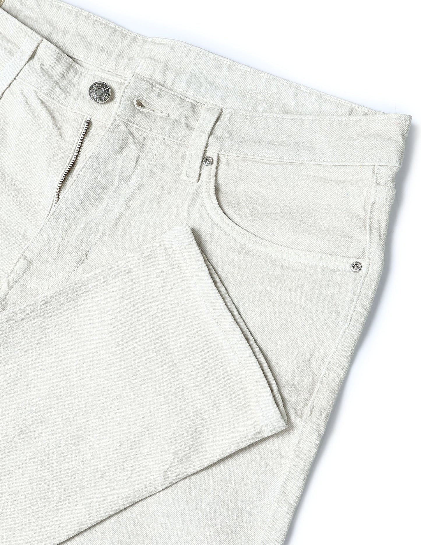 Harold Slim Straight Fit Mid Rise Jeans