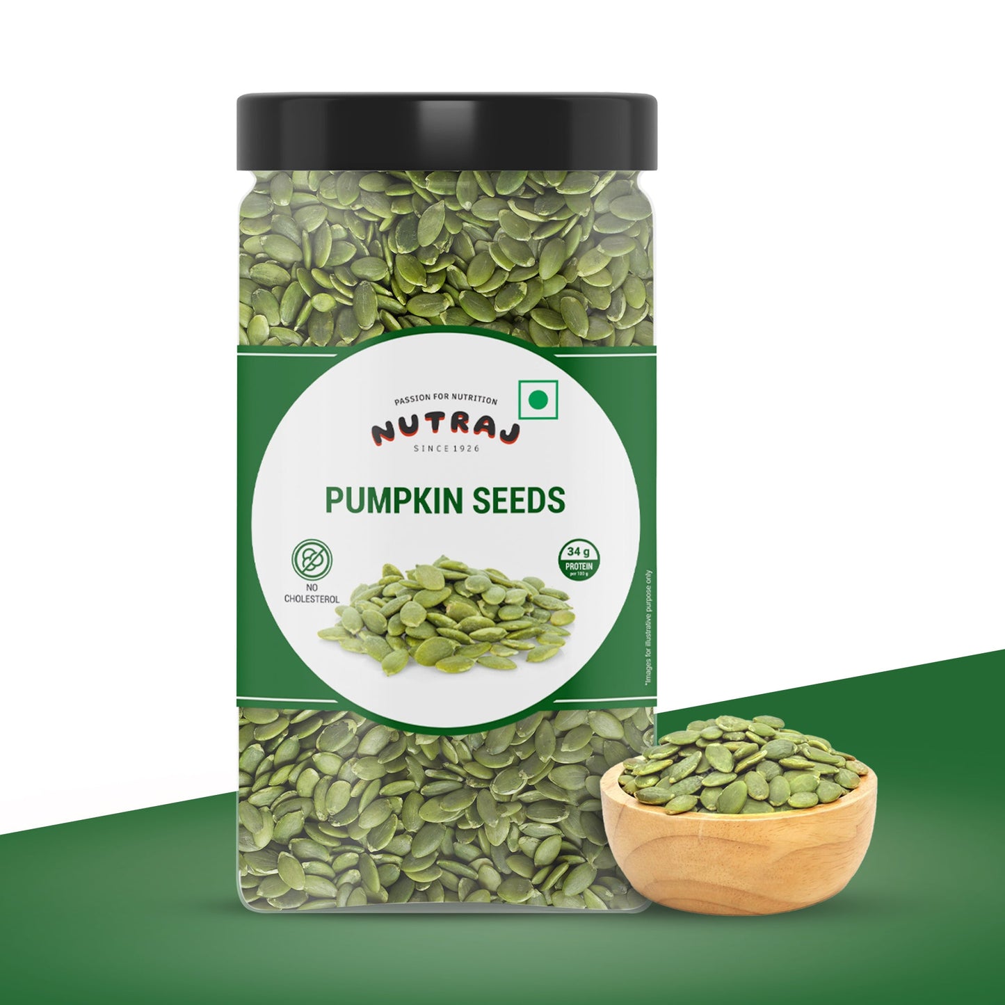 Nutraj Pumpkin seeds 500g Jar