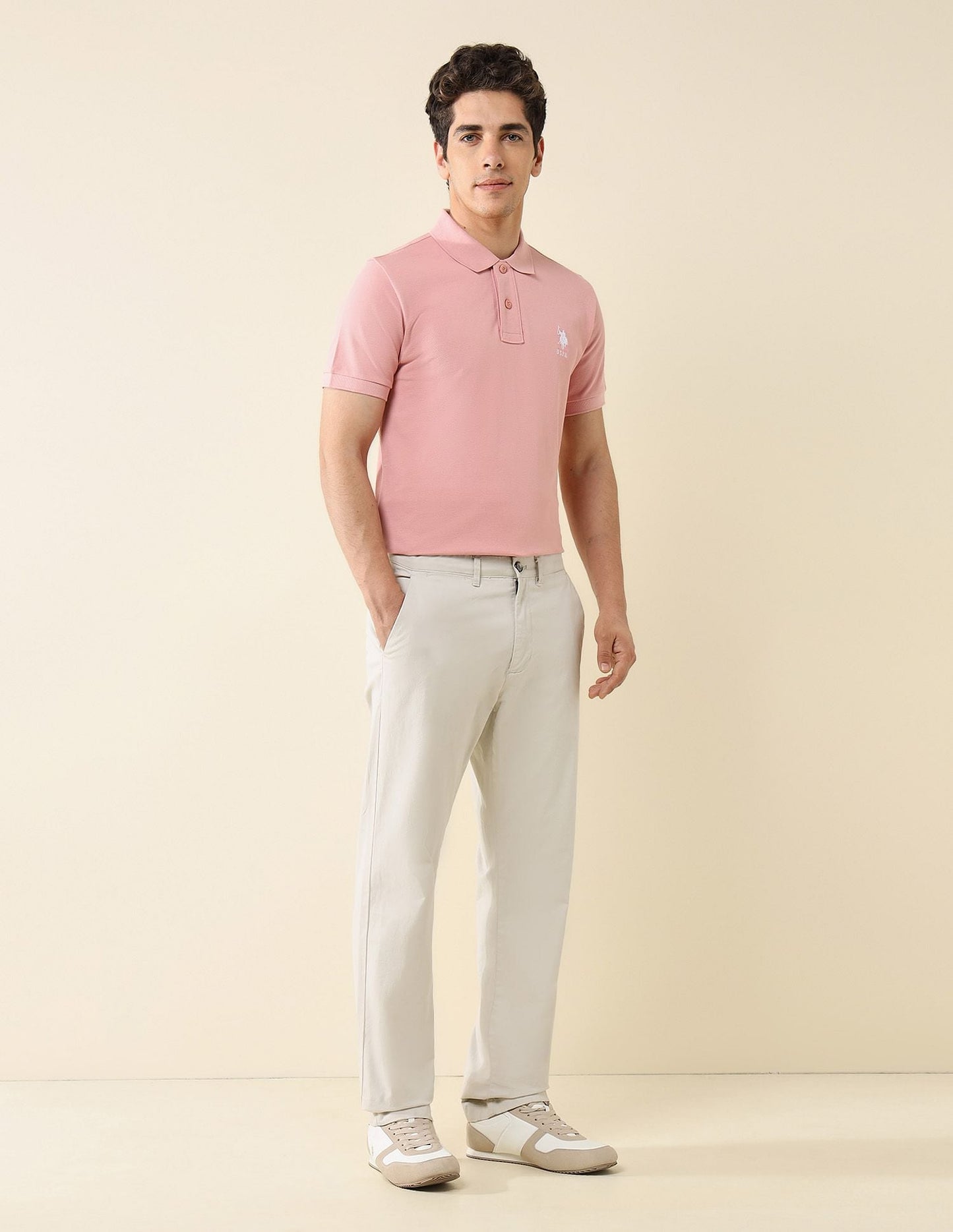 Pure Cotton Slim Fit Polo Shirt