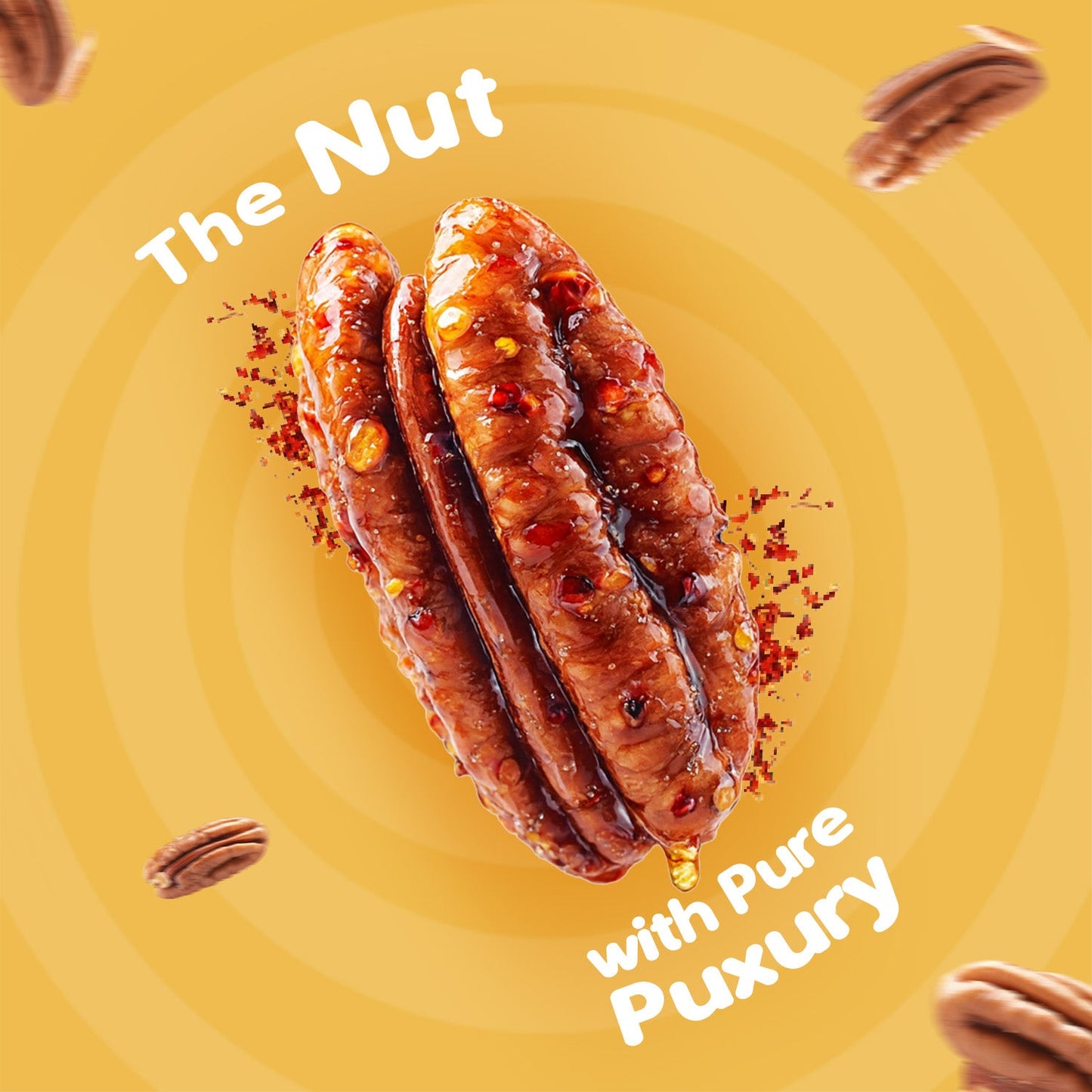 Nutraj Snackrite Honey Chilli Pecan Nuts 40 g Pouch