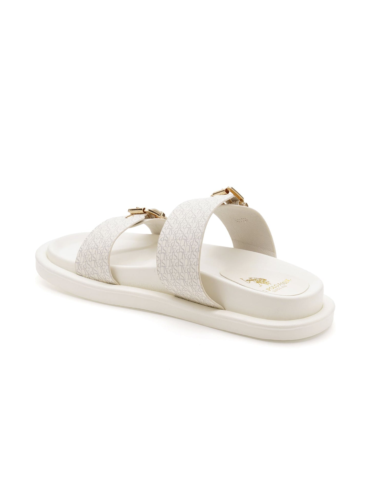 Open Toe Buckle Detail Maria Sandals