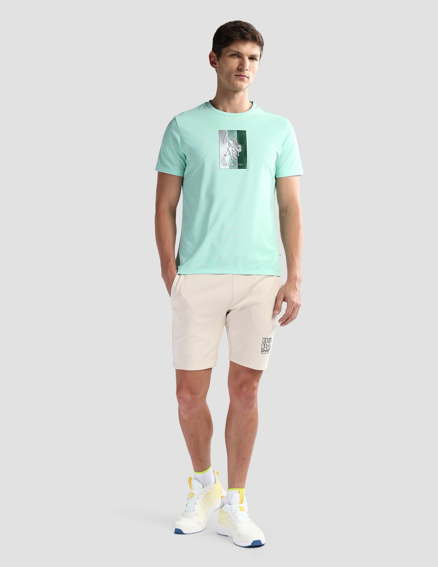 Slim Fit Honeycomb T-Shirt