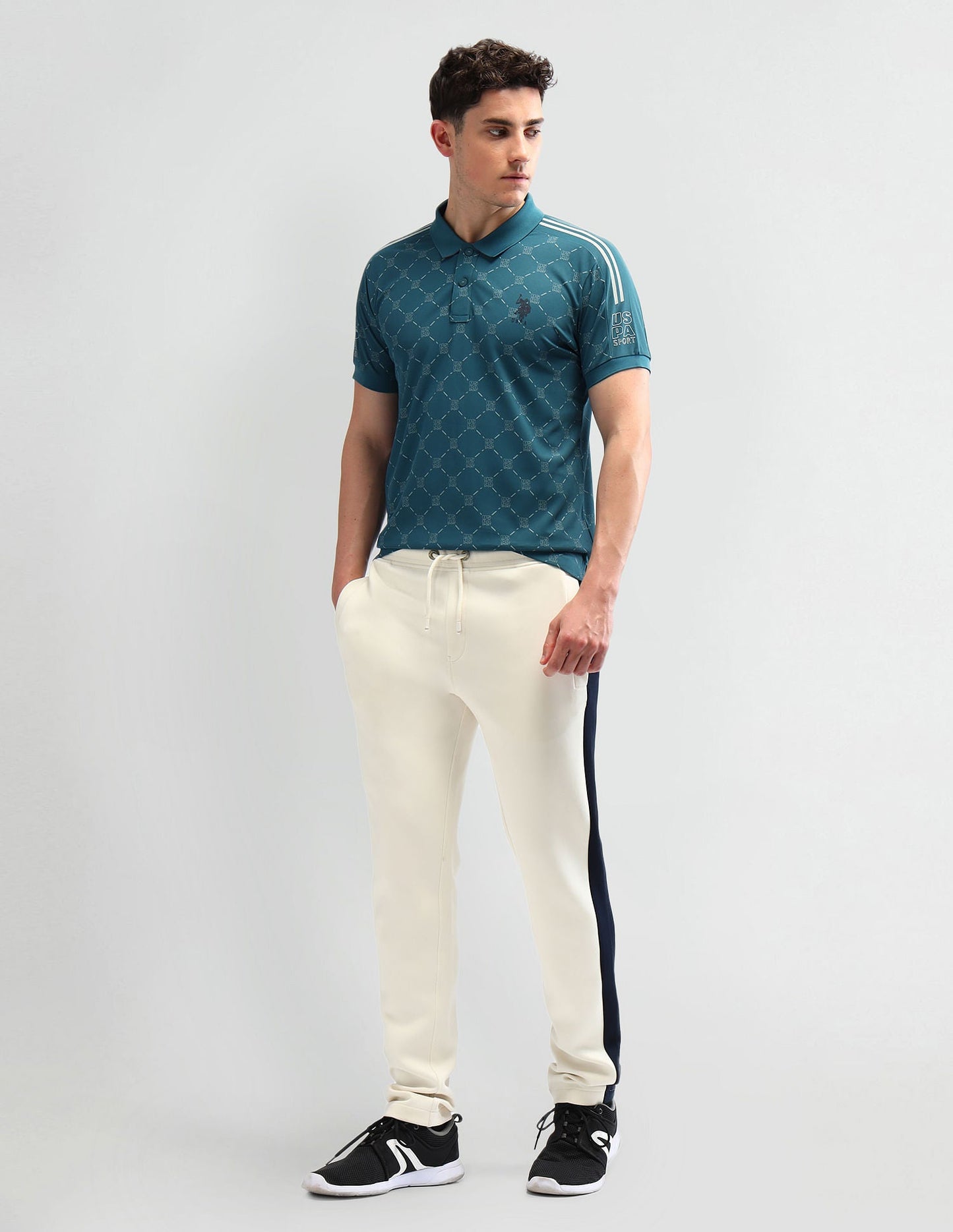 Slim Fit Printed Polo Shirt