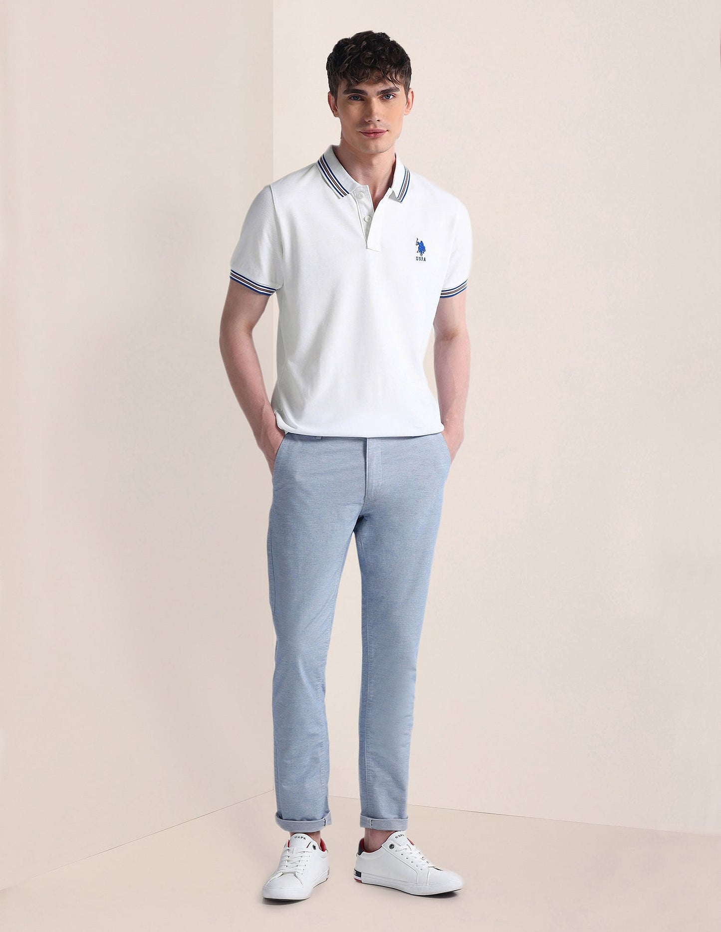 Slim Fit Logo Polo Shirt