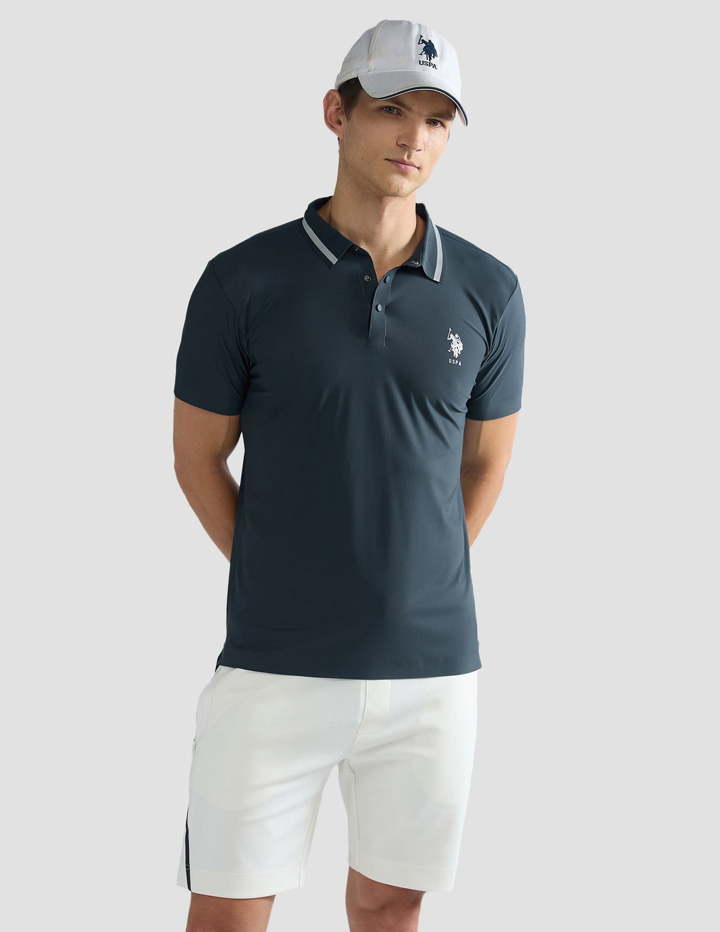 Solid Slim Fit Polo Shirt