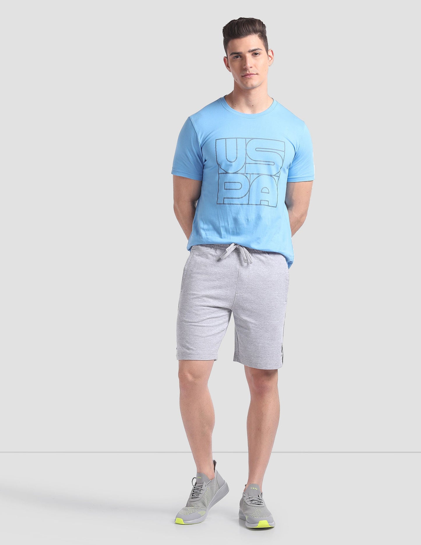 Panelled Cotton OES01 Lounge Shorts - Pack Of 1