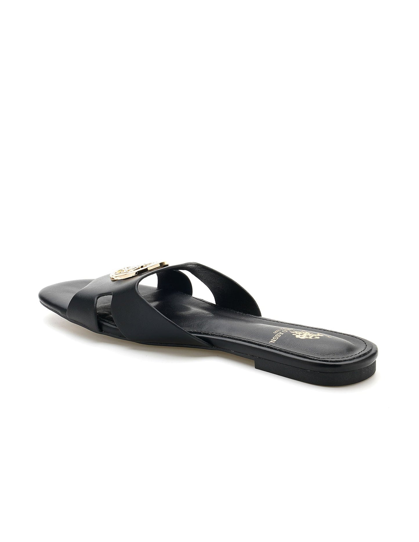 Logo Accent Vamp Strap Perla Sandals