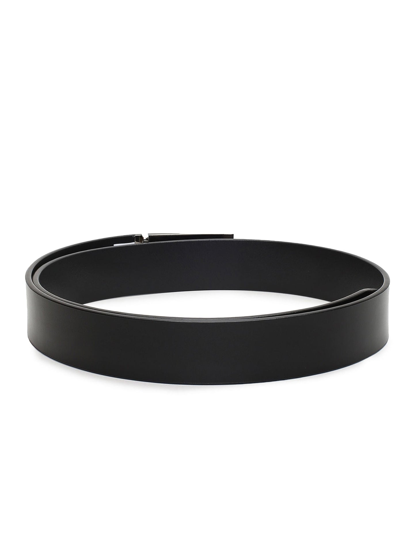 Leather Metallic Buckle Belt