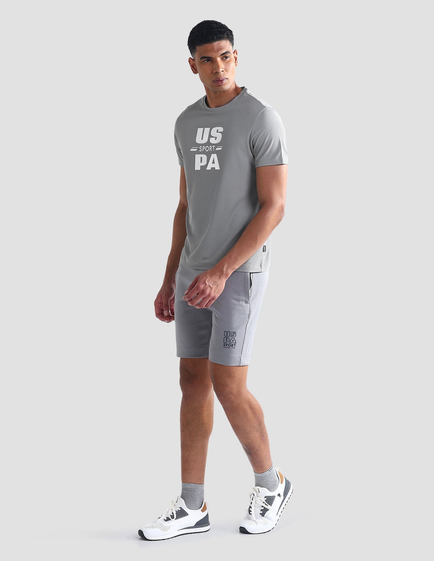 Brand Print Slim T-Shirt