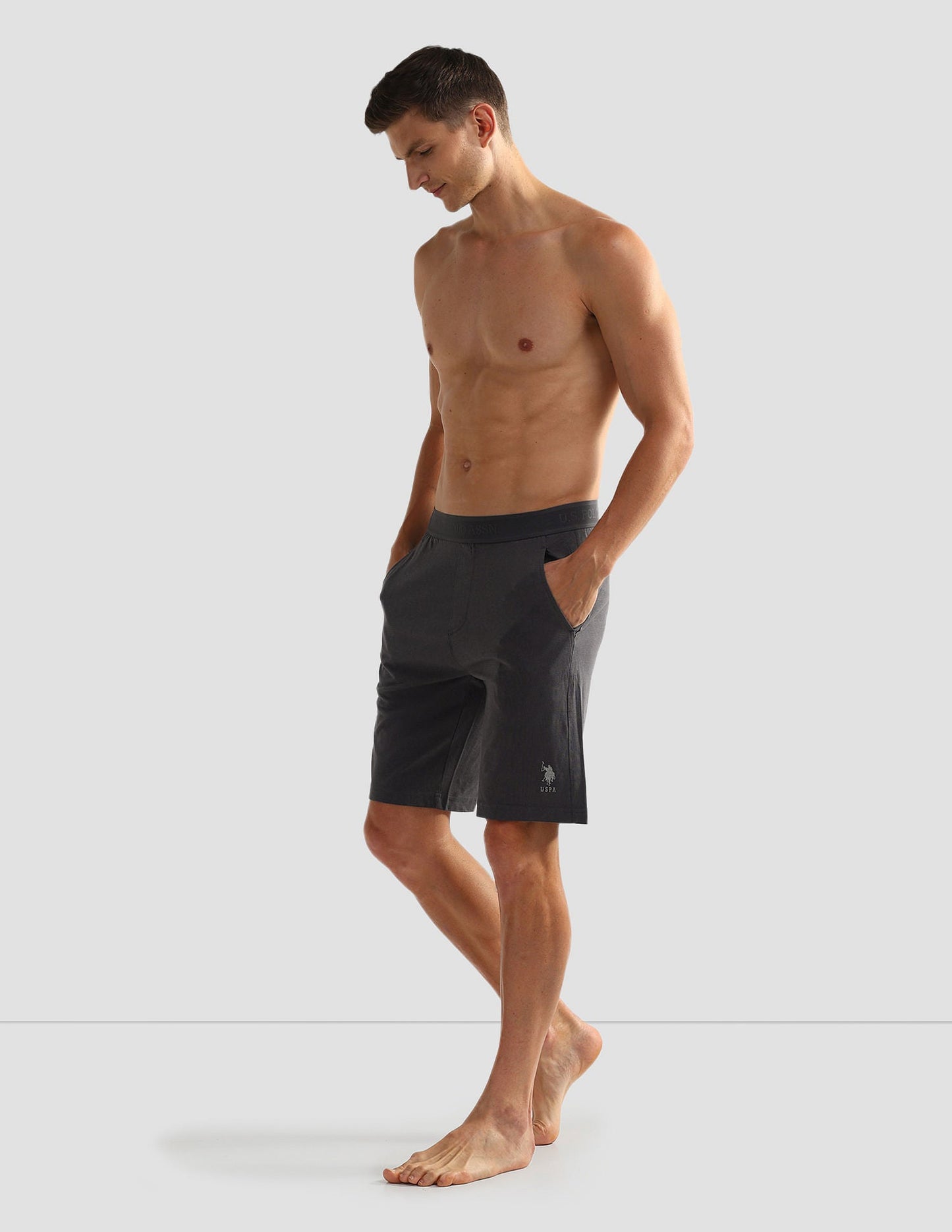 Mid Rise Solid LS001 Shorts - Pack Of 1