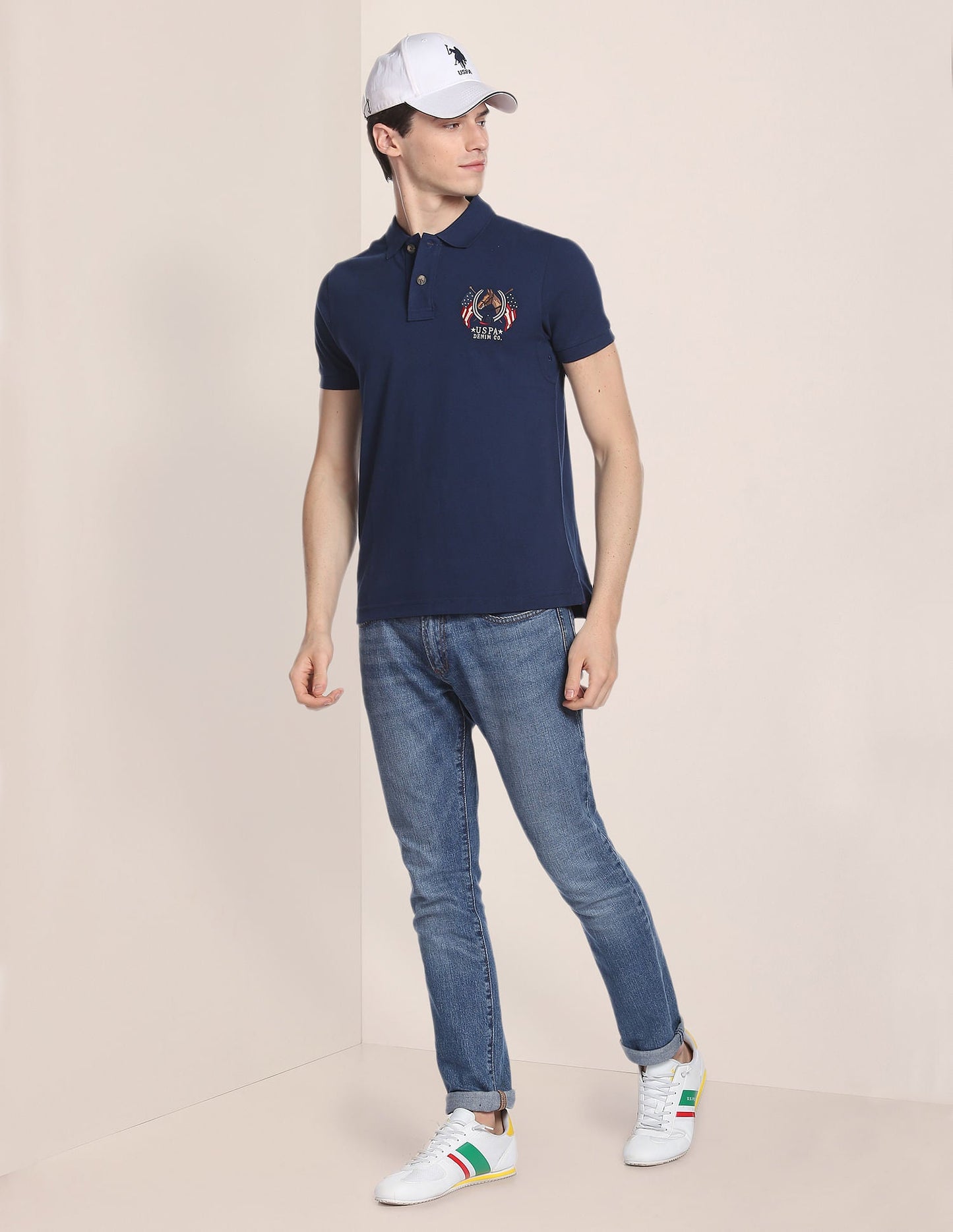 Cotton Solid Polo Shirt