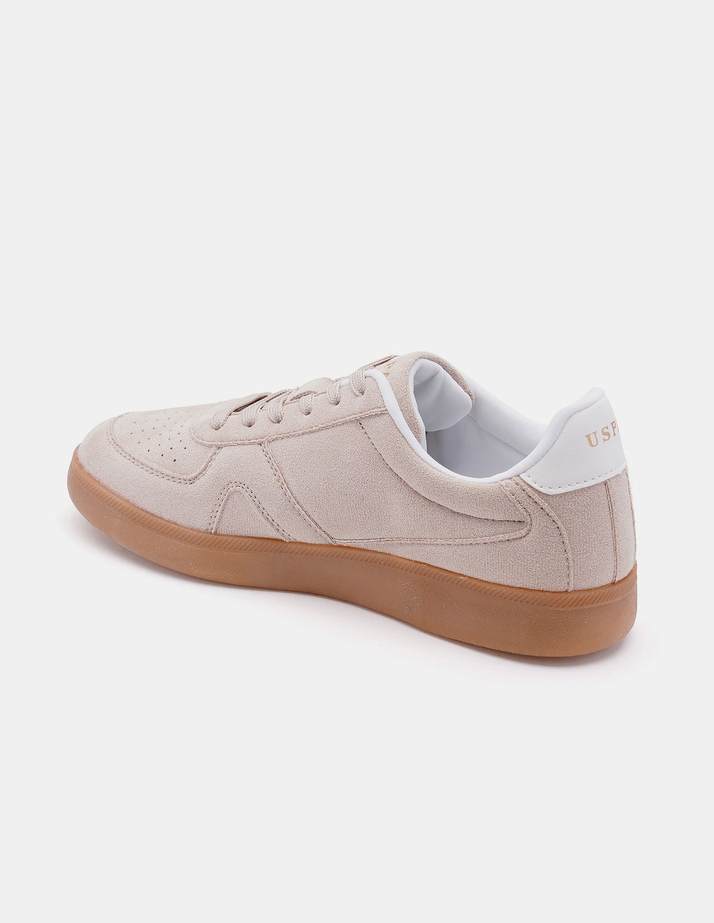 Women Round Toe Edda Striped Sneakers