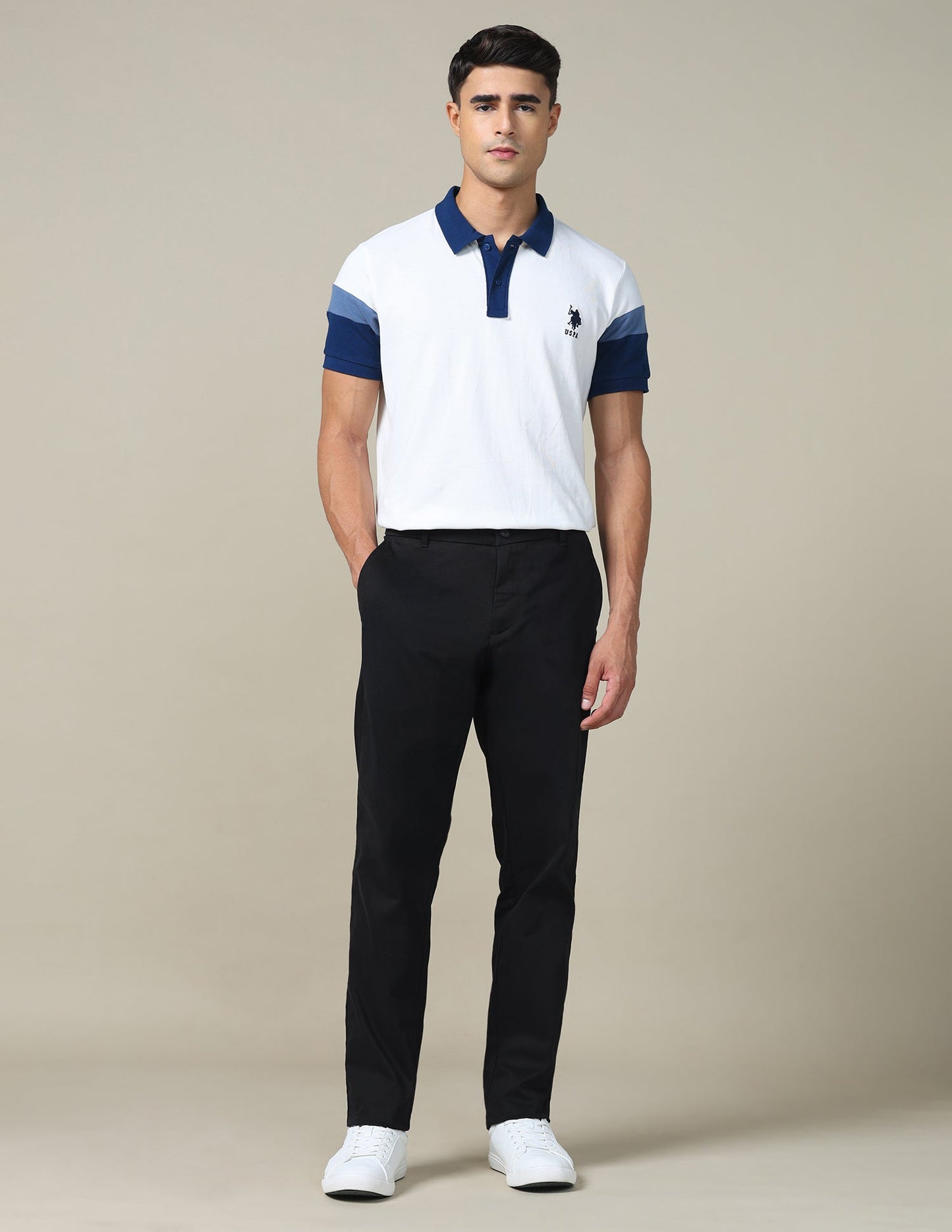 Textured Dobby Trousers