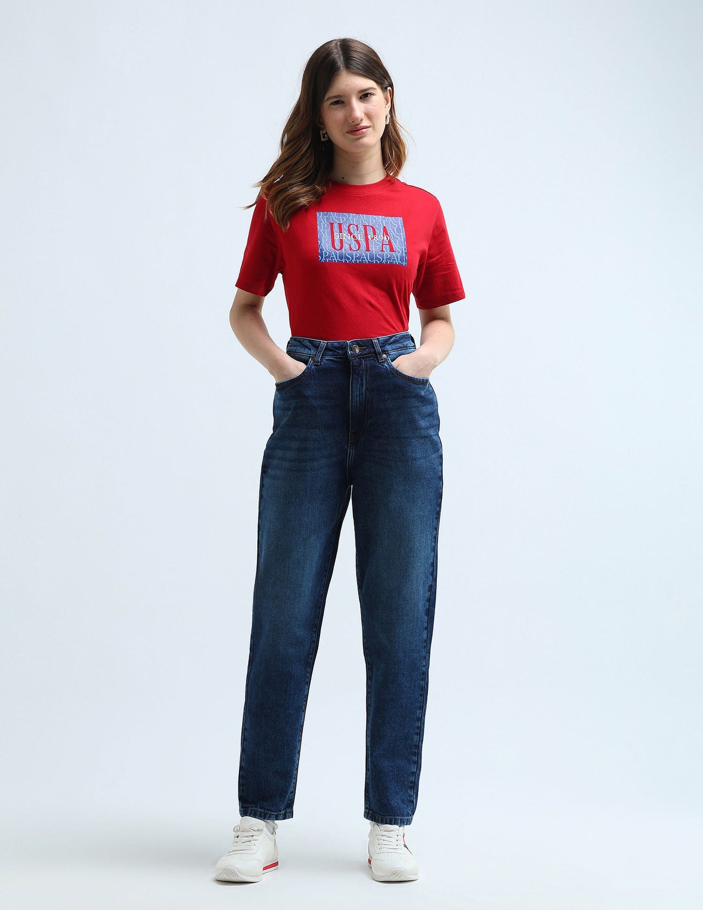 High Rise Mom Fit Jeans
