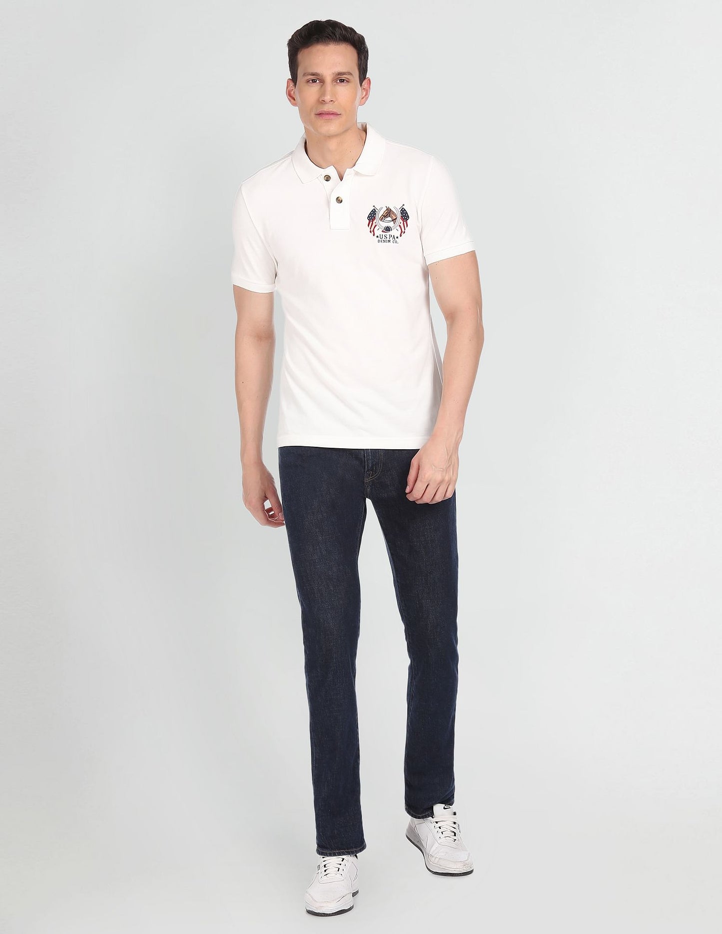 Cotton Solid Polo Shirt