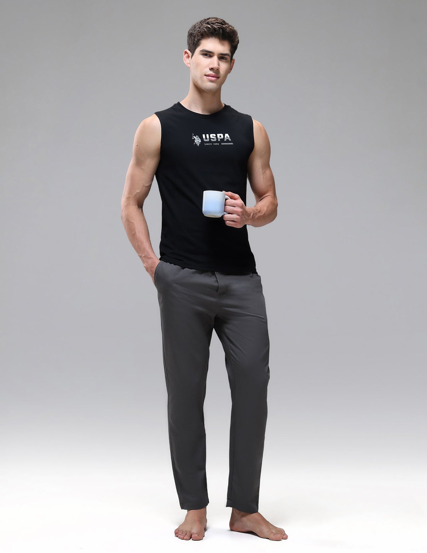 Solid Cotton OEV06 Vest - Pack Of 1