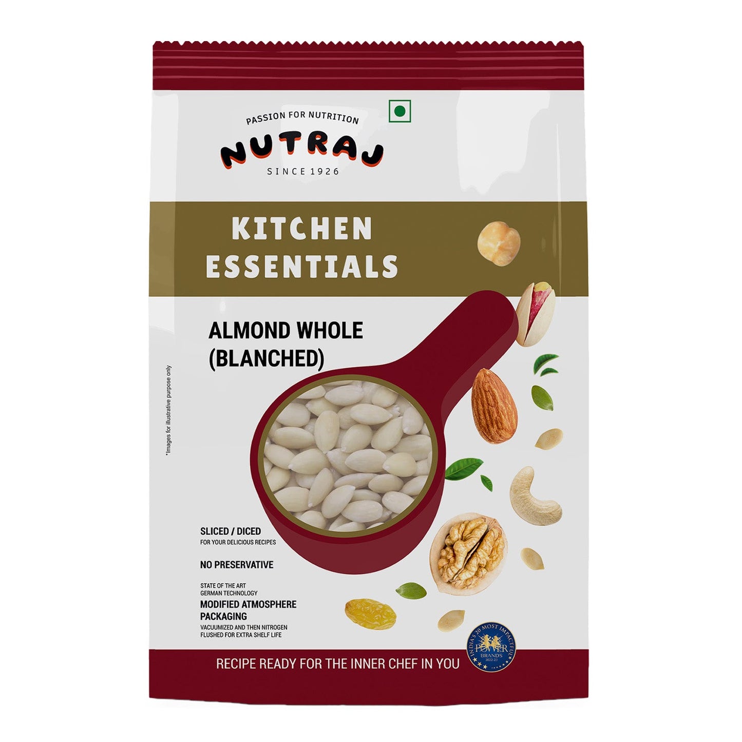 Almond Blanched (Whole)