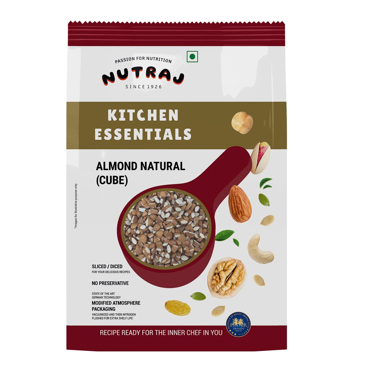 Almond Natural (Cube)