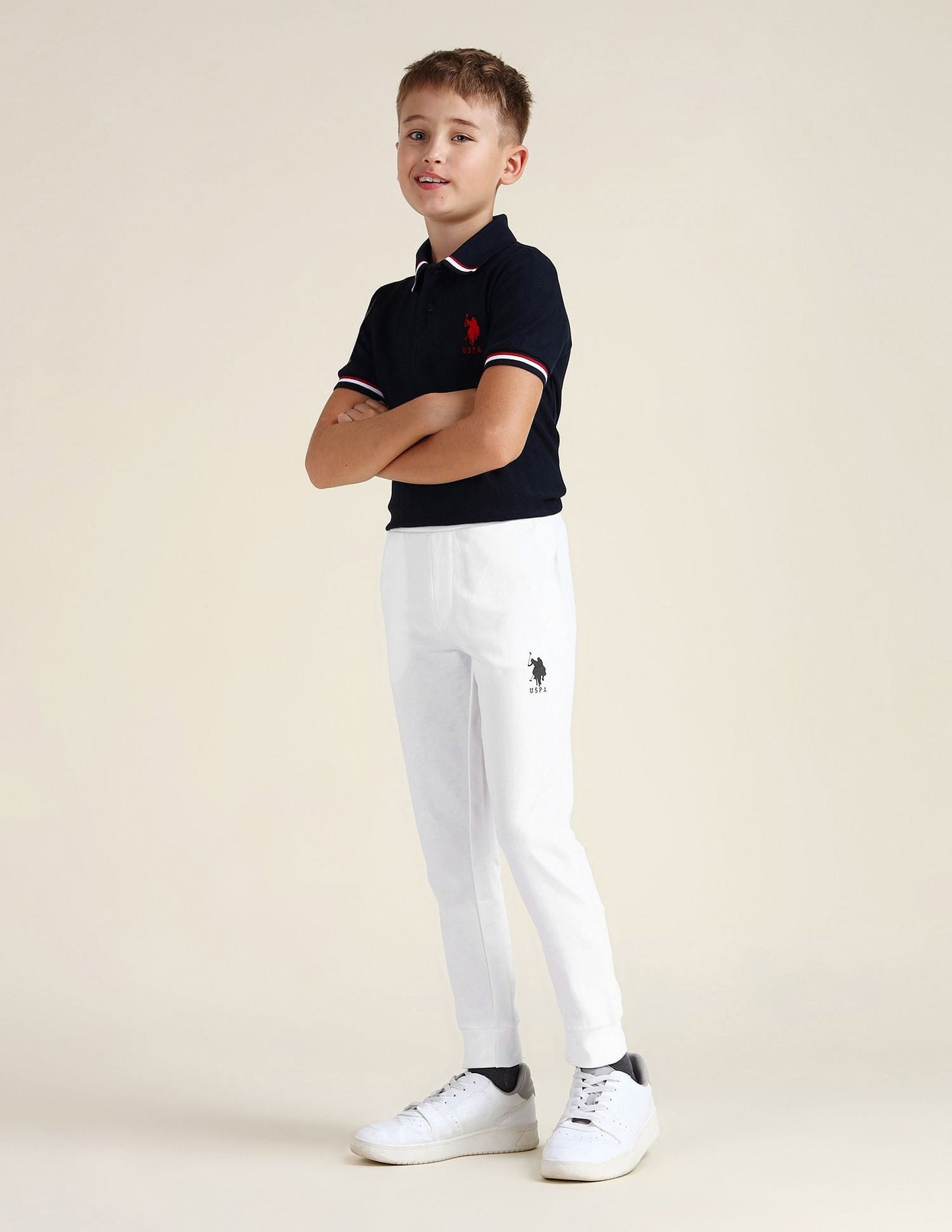 Boys Regular Fit Cotton Joggers