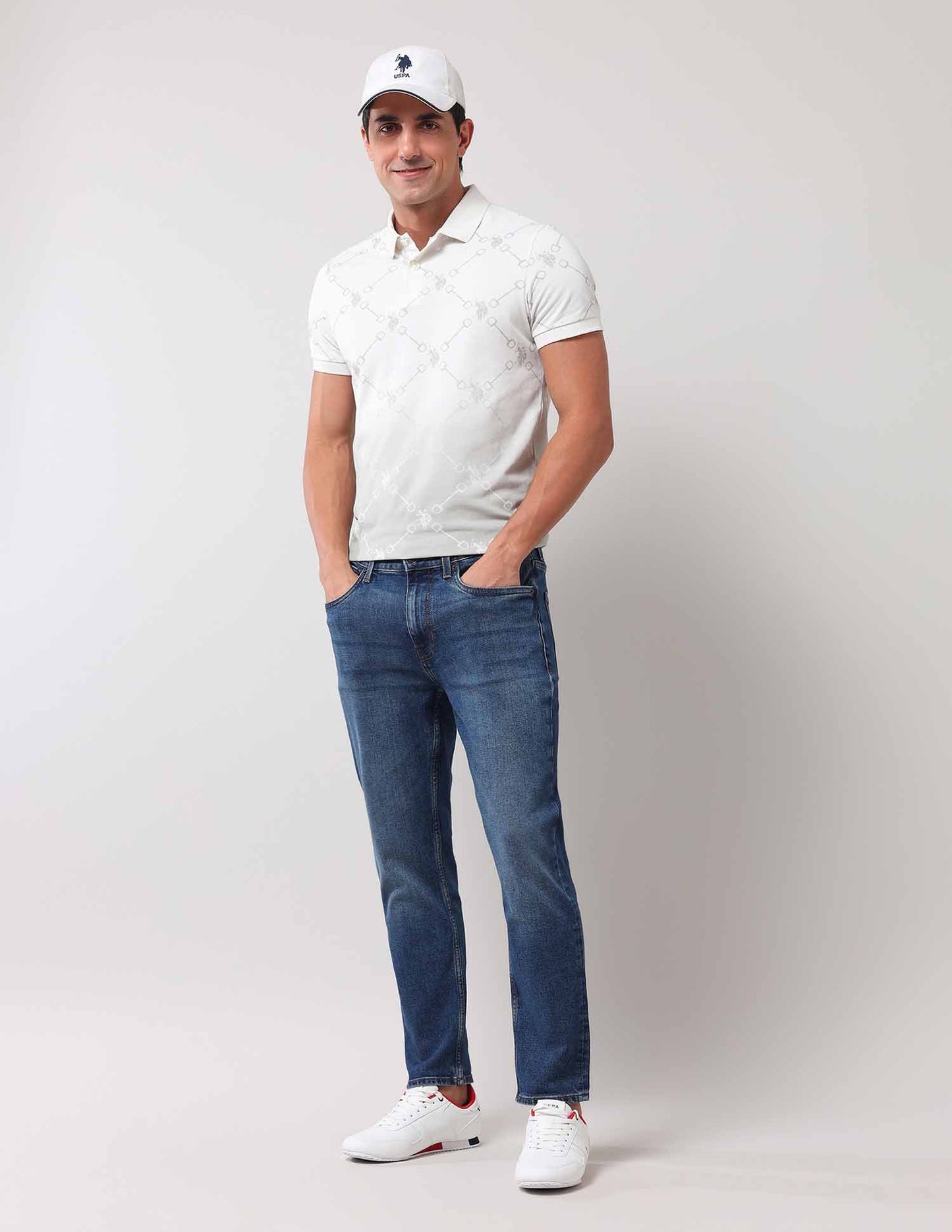 Cole Comfort Cropped Blue Jeans