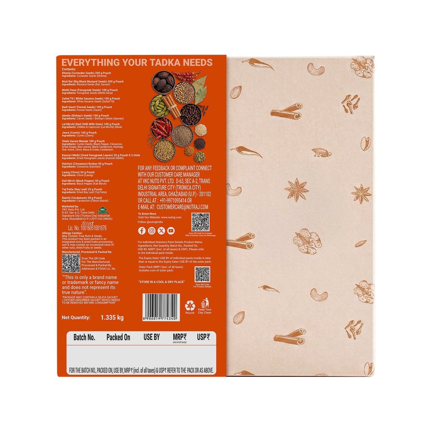 Nutraj Monthly Whole Spice Box
