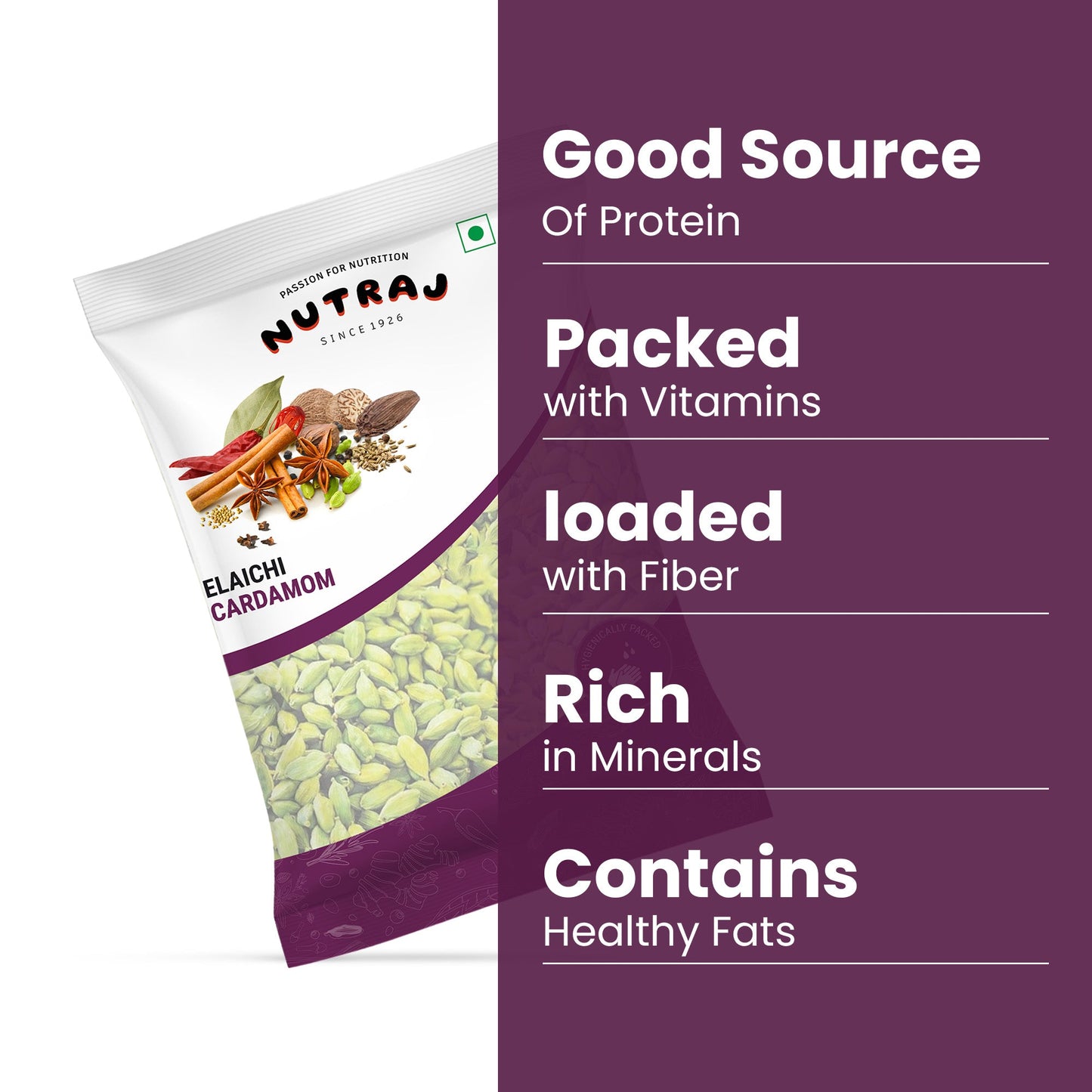 Nutraj Whole Cardamom 500g