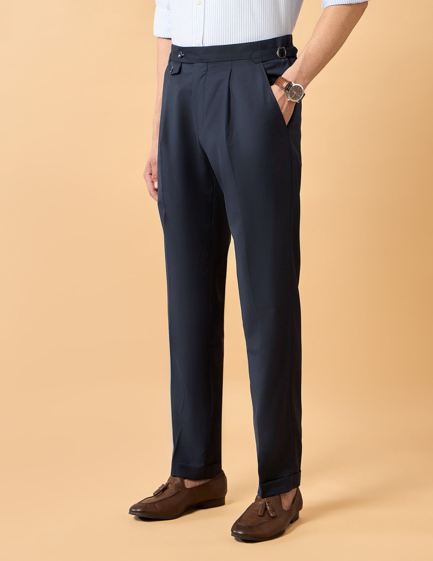 Pacho X Riley Straight Pleated Trousers