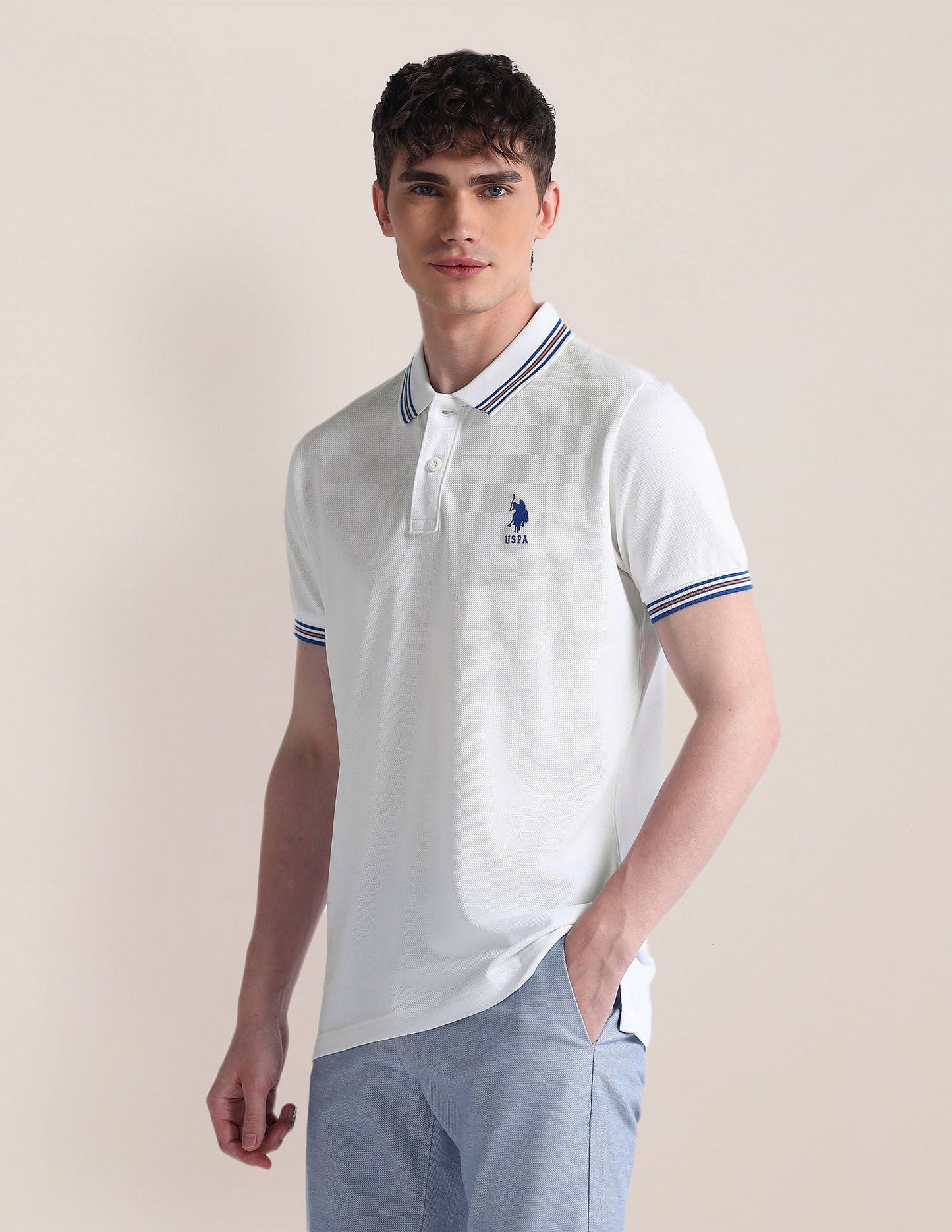 Slim Fit Logo Polo Shirt