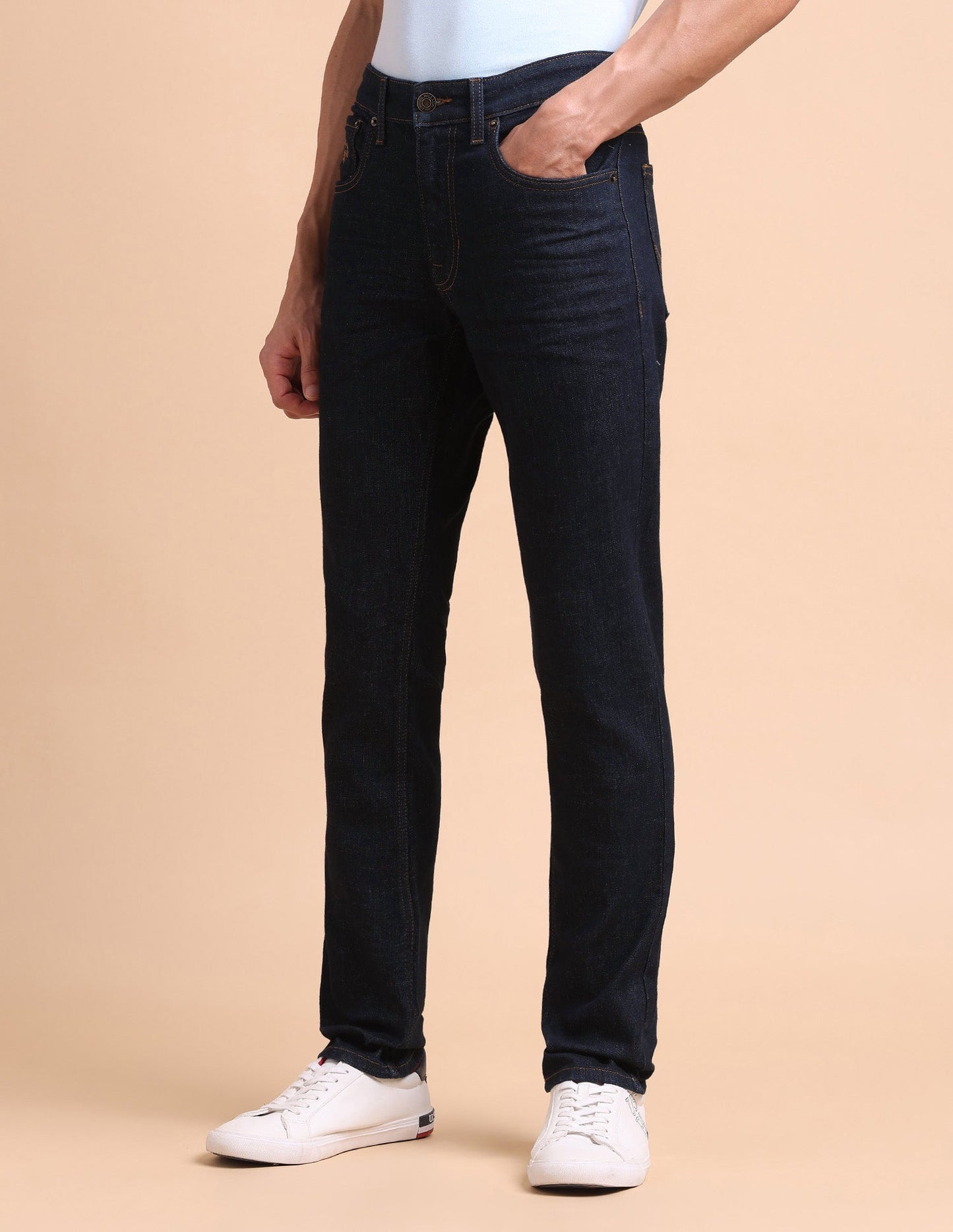 Brandon Slim Tapered Fit Blue Jeans
