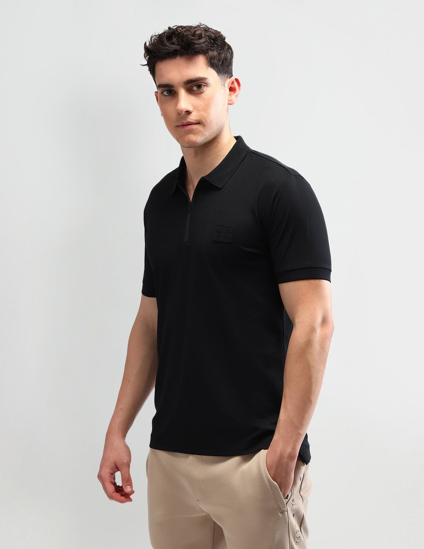 Slim Fit Solid Polo Shirt