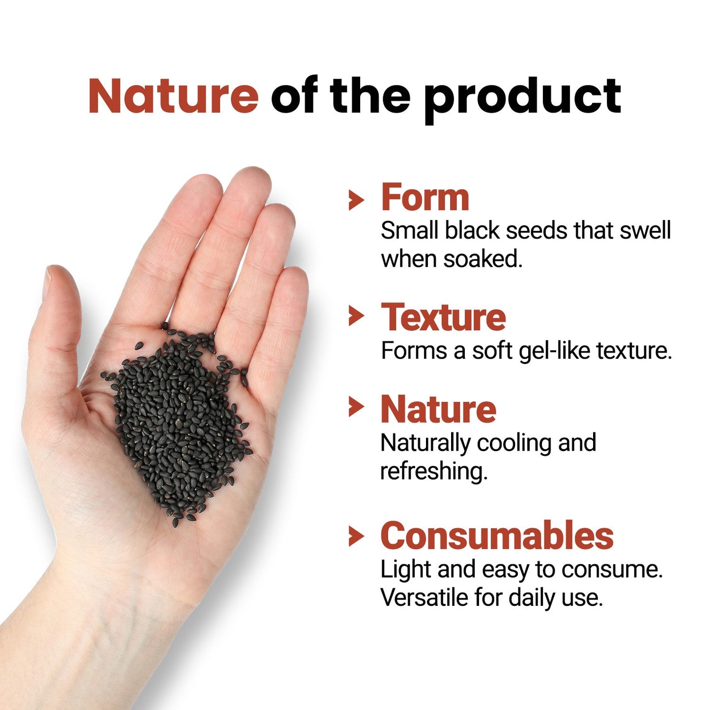 Nutraj Classic Basil Seeds 100g