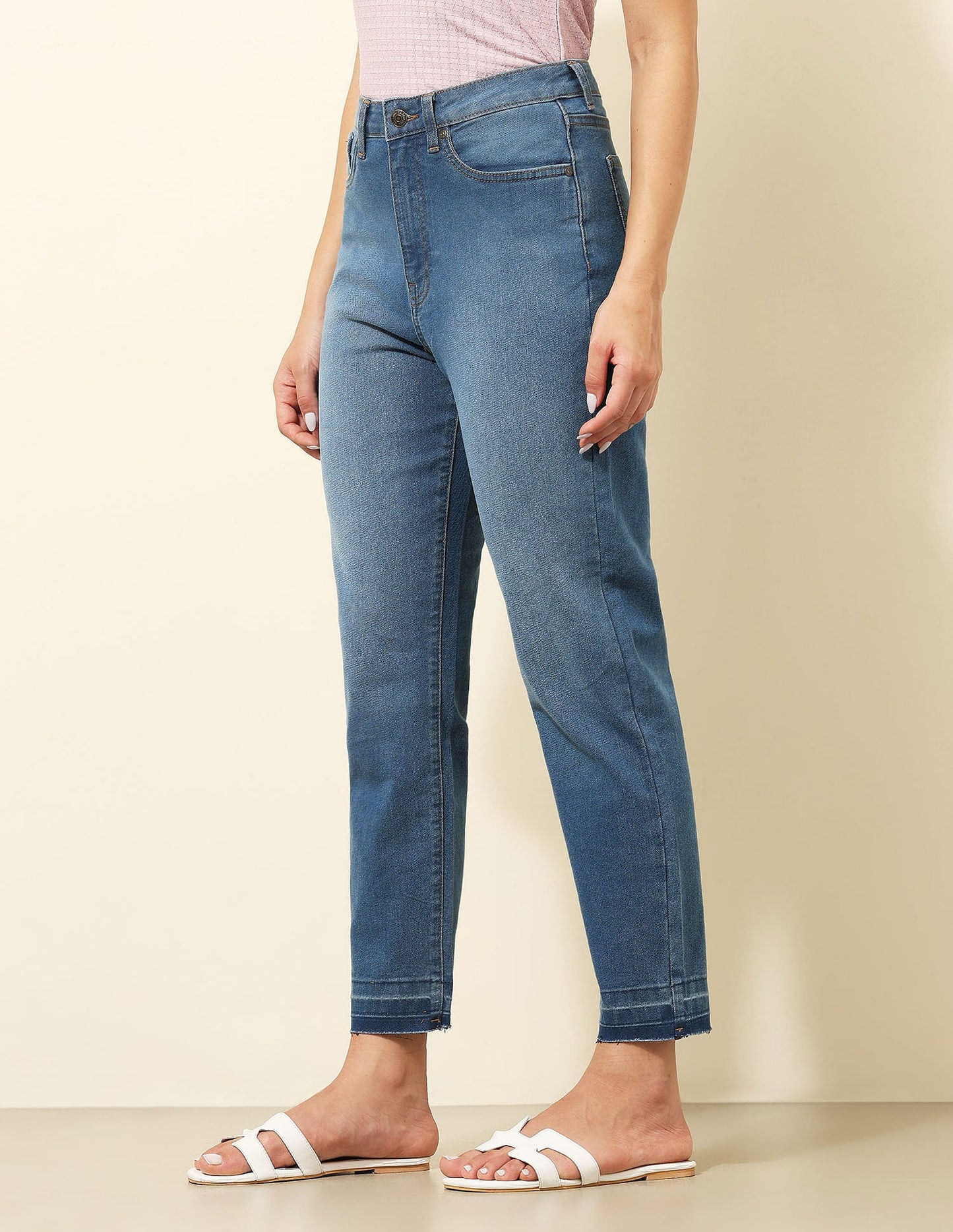High Rise Mom Fit Jeans