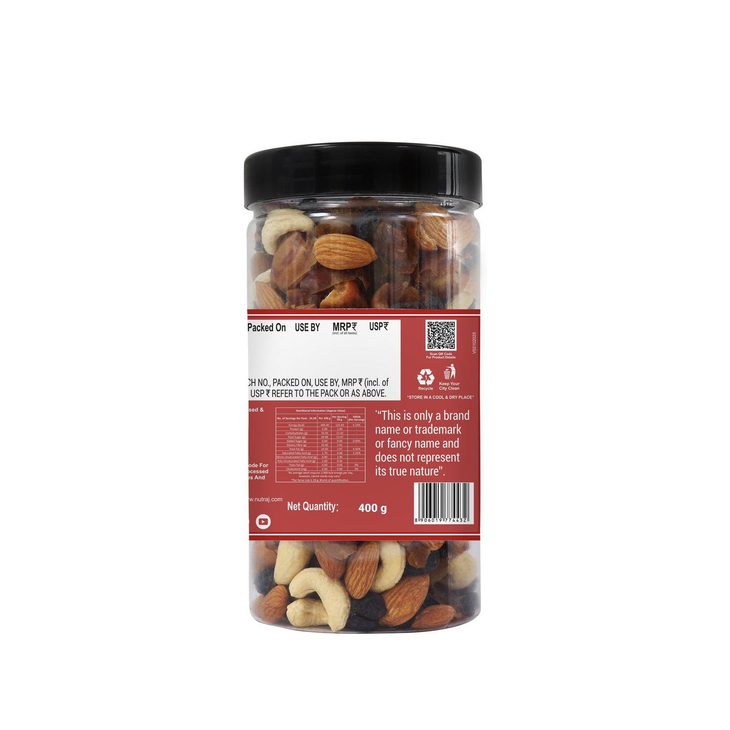 Nutraj Classic Panchmeva Mix 400 g Jar