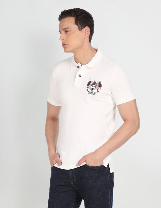 Cotton Solid Polo Shirt