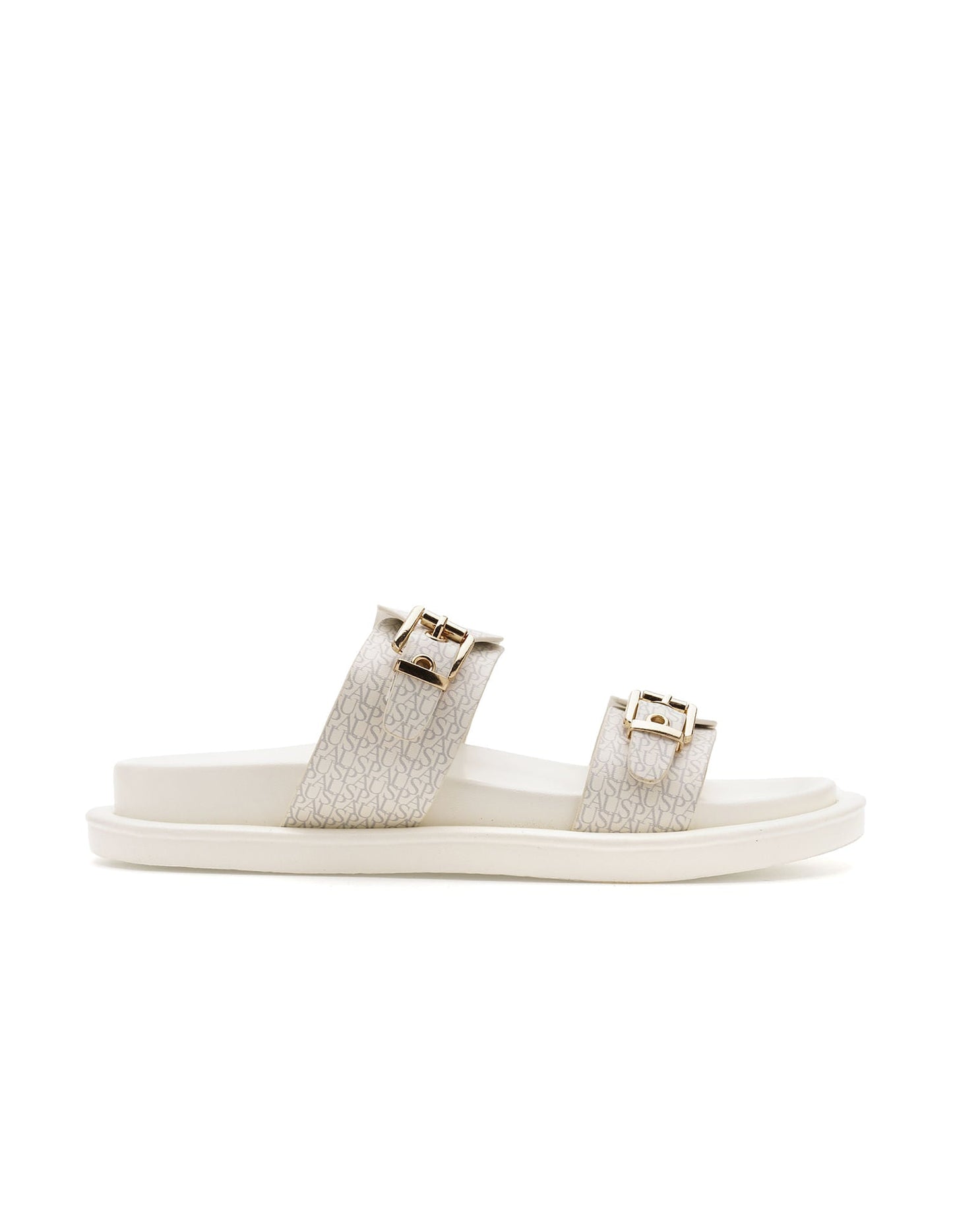 Open Toe Buckle Detail Maria Sandals