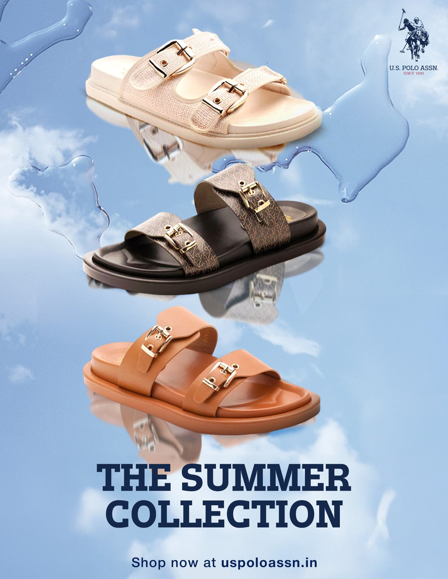 Open Toe Buckle Detail Maria Sandals