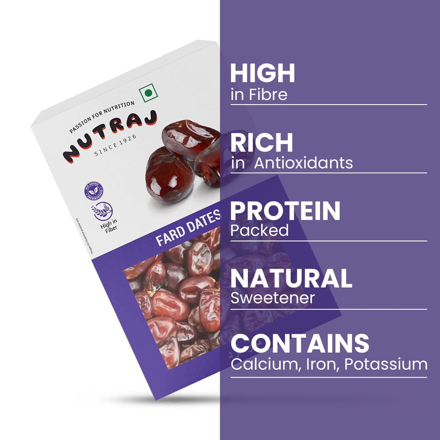 Nutraj Fard Dates Khajoor 200gm