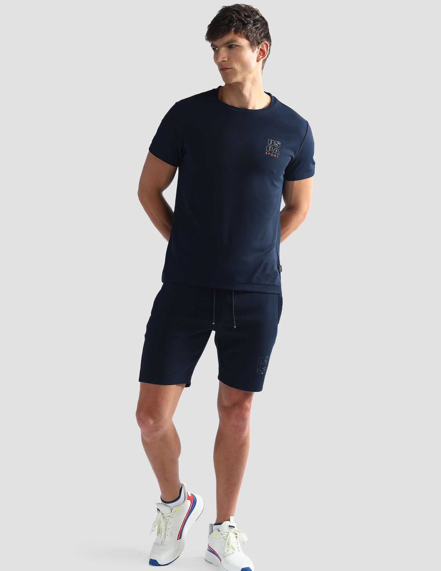 Brand Print Slim Fit Active T-Shirt