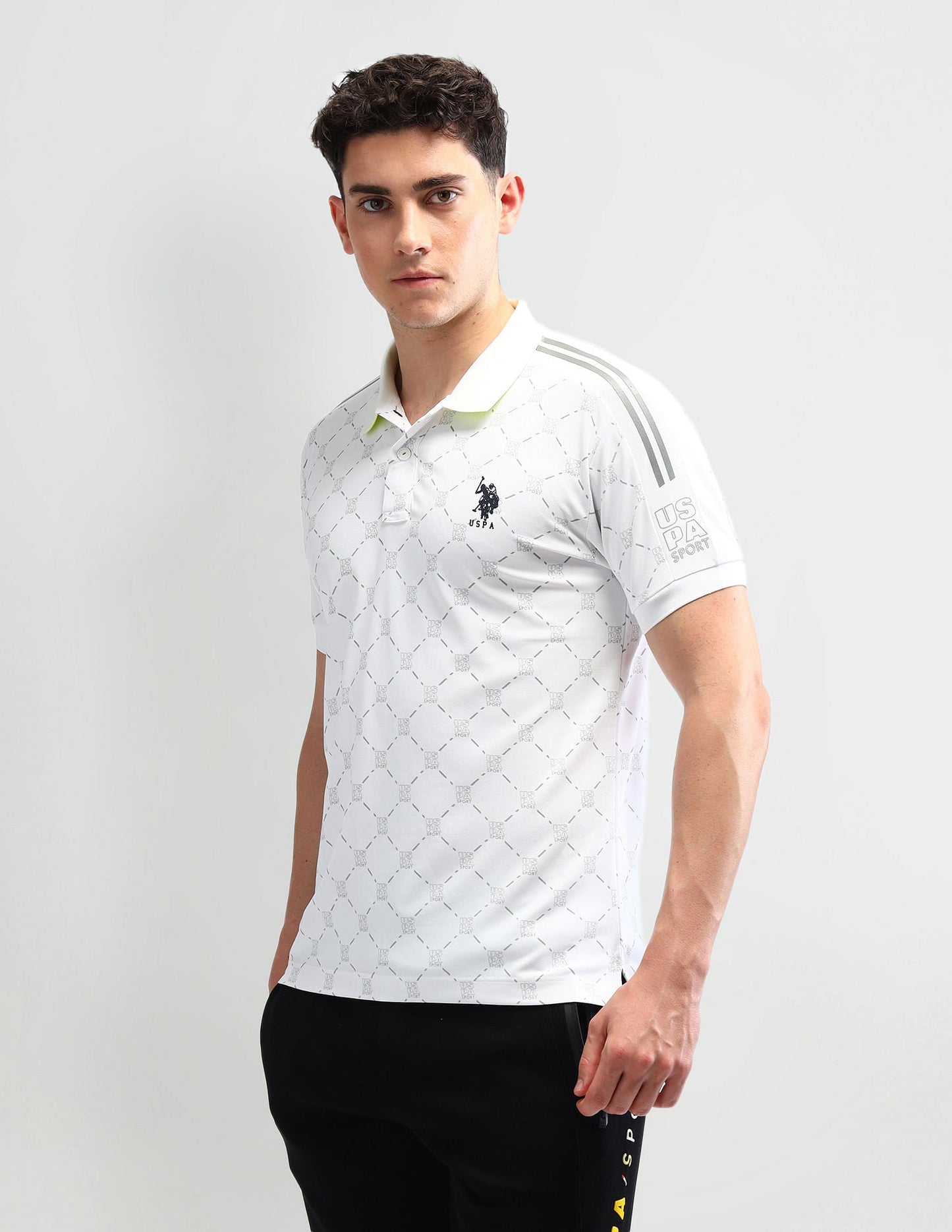 Slim Fit Printed Polo Shirt